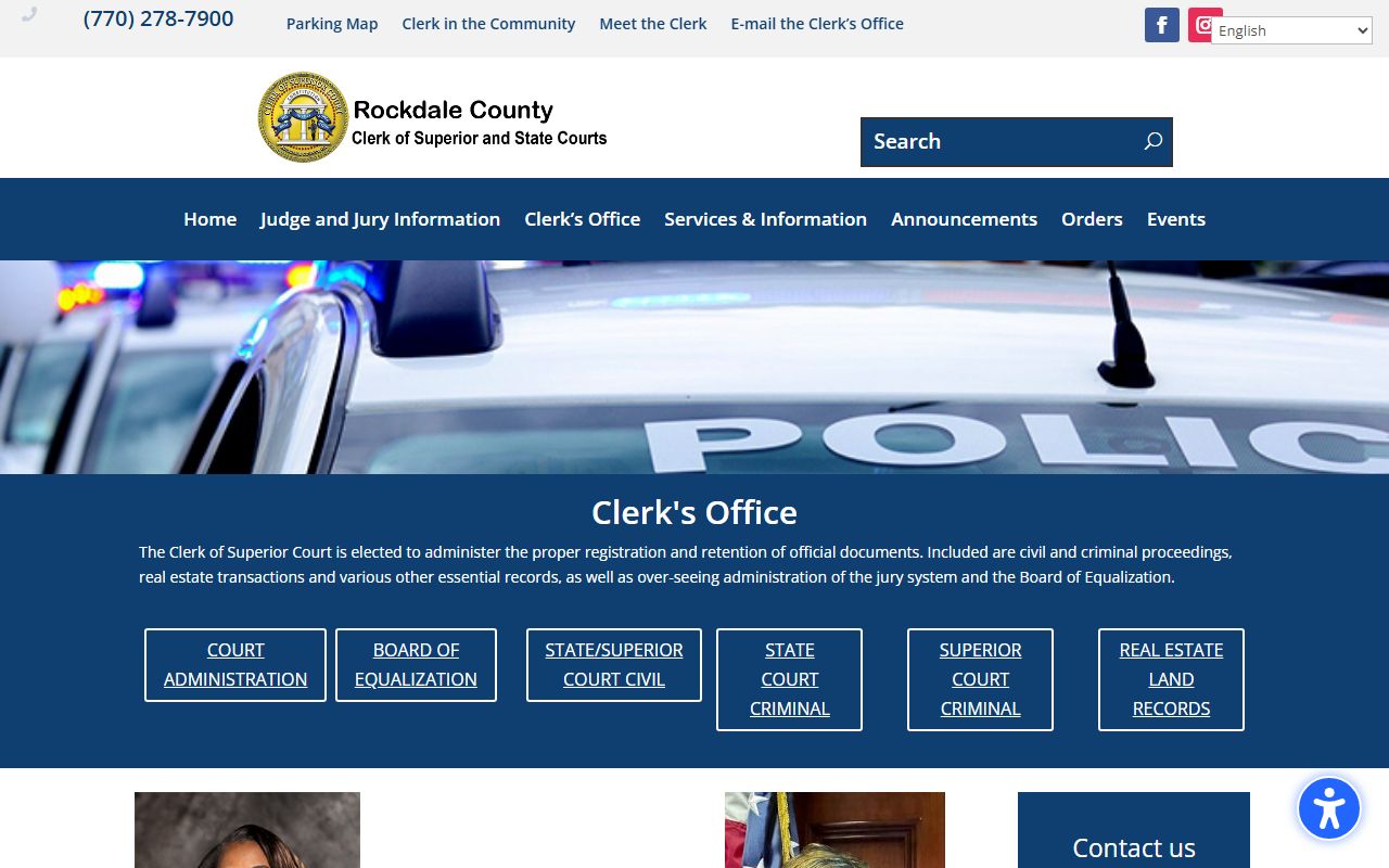 Rockdale County court records State Court criminal and traffic page
