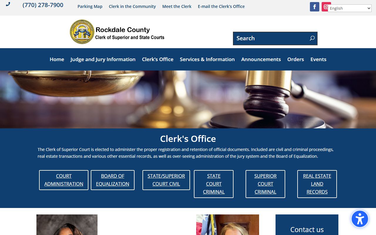 Rockdale County court records Superior criminal records page
