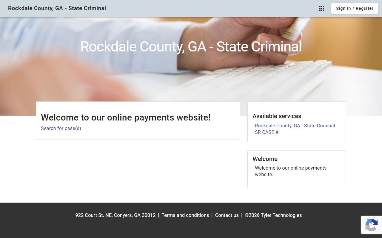 Rockdale County criminal court records State Court criminal payment portal