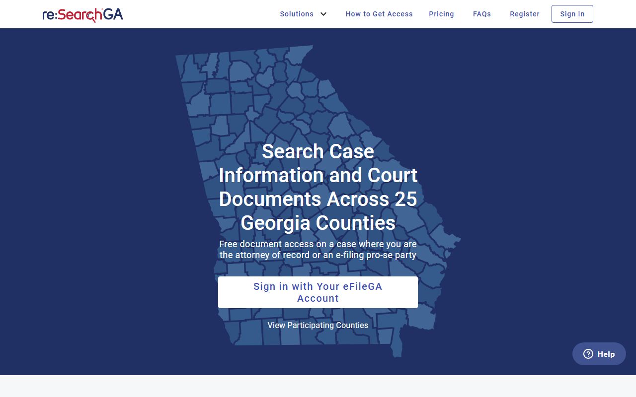 Rockdale County court records reSearchGA case lookup