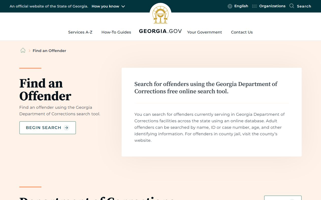 Rockdale County inmate search Georgia offender search guidance