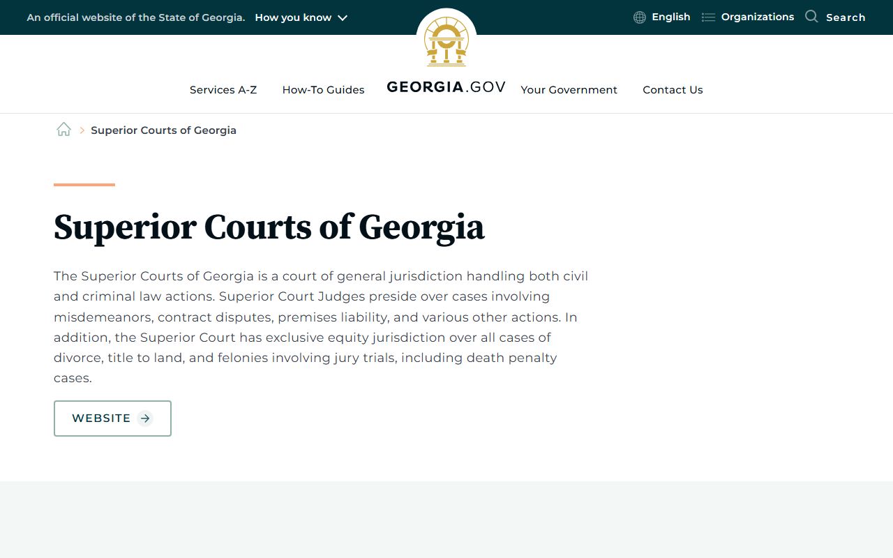 Rockdale County traffic court records Georgia Superior Court jurisdiction context